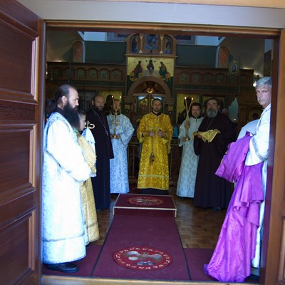 Встреча архиерея. 
